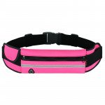 Wholesale Universal Sports Running Waist Pack Belt Strap Pouch (Hot Pink)